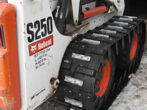 ice cleats for skid steer|ice grip track cleats.